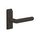 Adams Rite AdamsRite: Straight Lev LH 1 3/4-2 DT 121 Lever Left Hand Door Thickness 1 3/4-2 Inch Dark Bronze ADR-4568-501-121